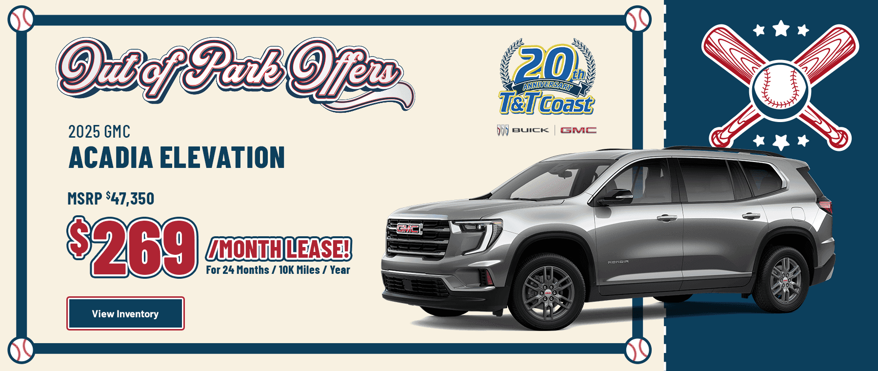 2025 GMC Acadia Elevation MSRP $47,350