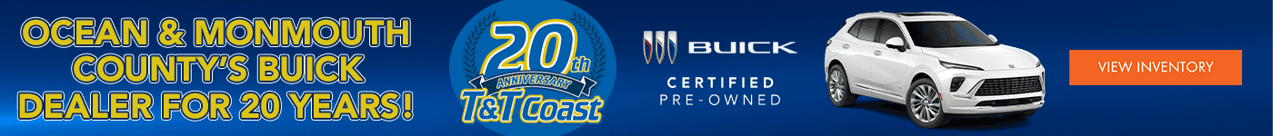 Ocean & Monmouth County’s Buick Dealer for 20 Years!