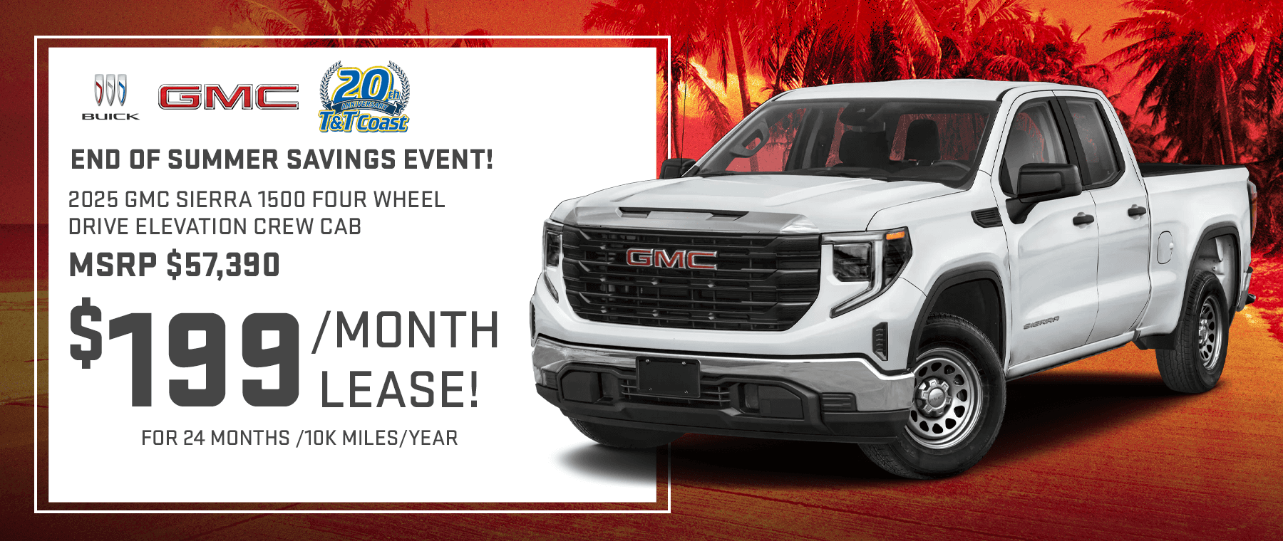 Sierra 1500 Hero August Lease $199/24months
