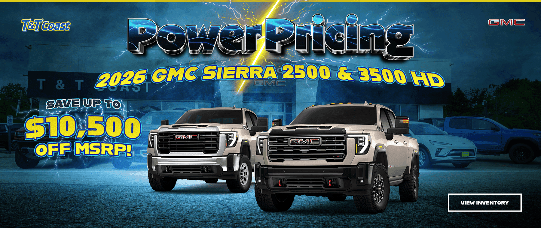 2026 Sierra 2500 & 3500 HD Save up to $10,500