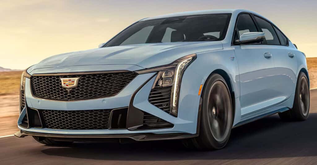 2025 Cadillac CT5-V Blackwing on the road