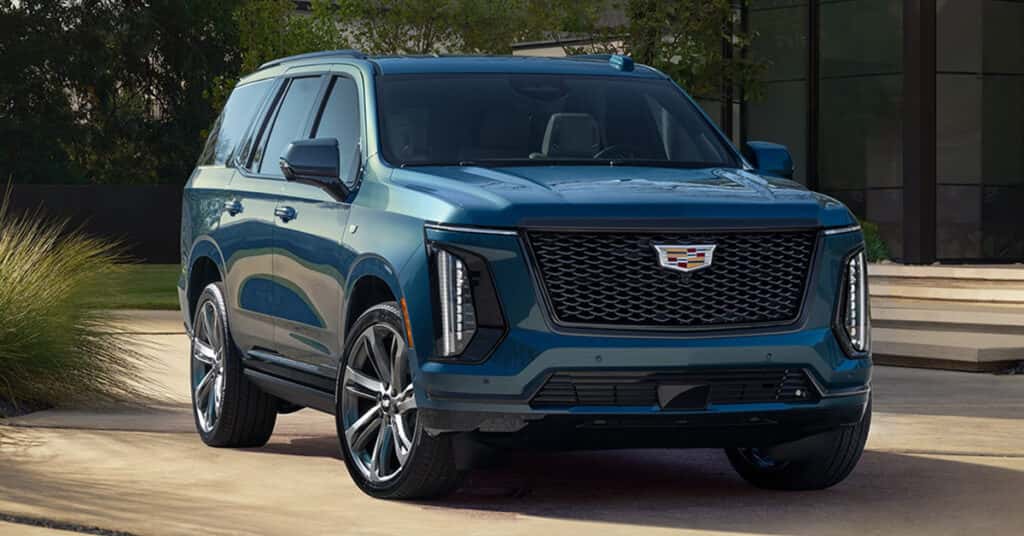 2025 Cadillac Escalade parked in a driveway