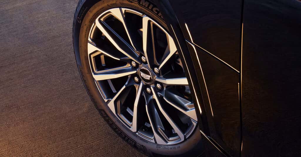 tires on the 2025 Cadillac LYRIQ