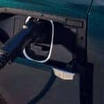 close up view of a 2025 Cadillac Lyriq while charging