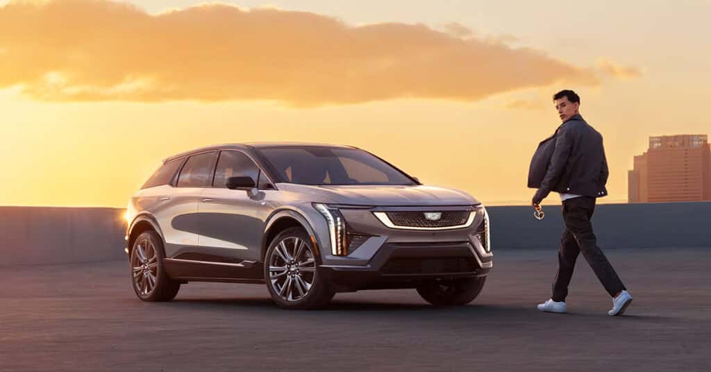 2025 Cadillac OPTIQ parked in an open area