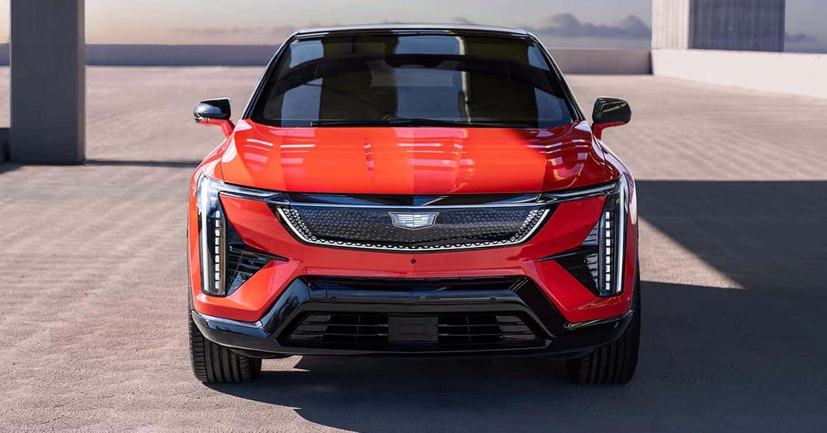 front view of the 2025 Cadillac OPTIQ