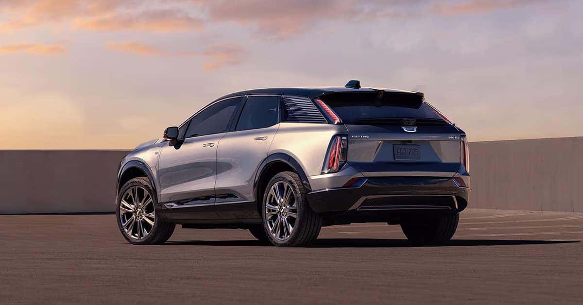 2025 Cadillac OPTIQ parked in an open lot
