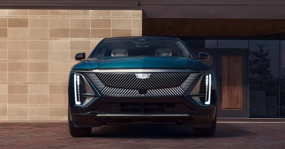 front view of the 2025 Cadillac Lyriq