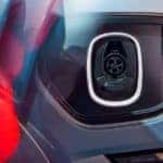 the charging port on the Cadillac Escalade IQ