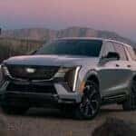 2026 Cadillac Escalade IQL exterior at sunset