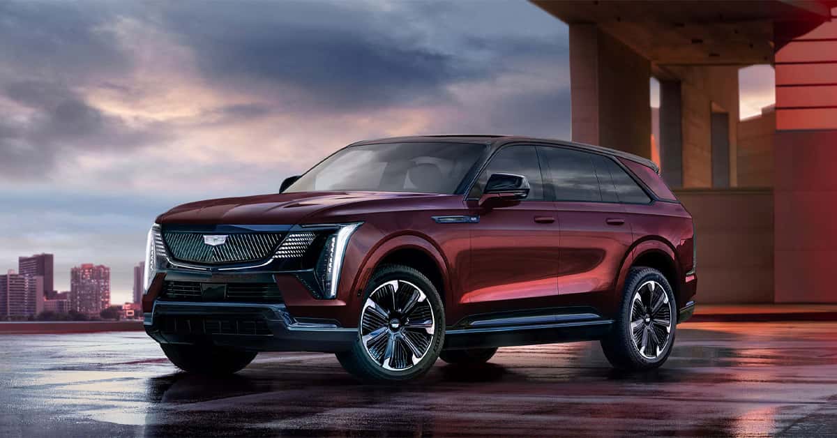 High-end Cadillac Escalade IQ representing luxury EV tiers