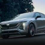 A 2026 LYRIQ-V on the road