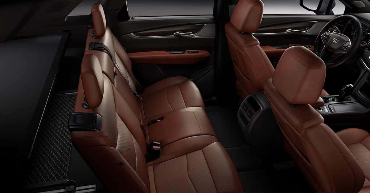 view of the interior and seats of the 2026 Cadillac XT5