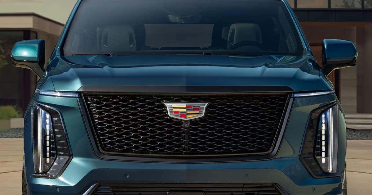 Front shot of the 2026 Cadillac Escalade