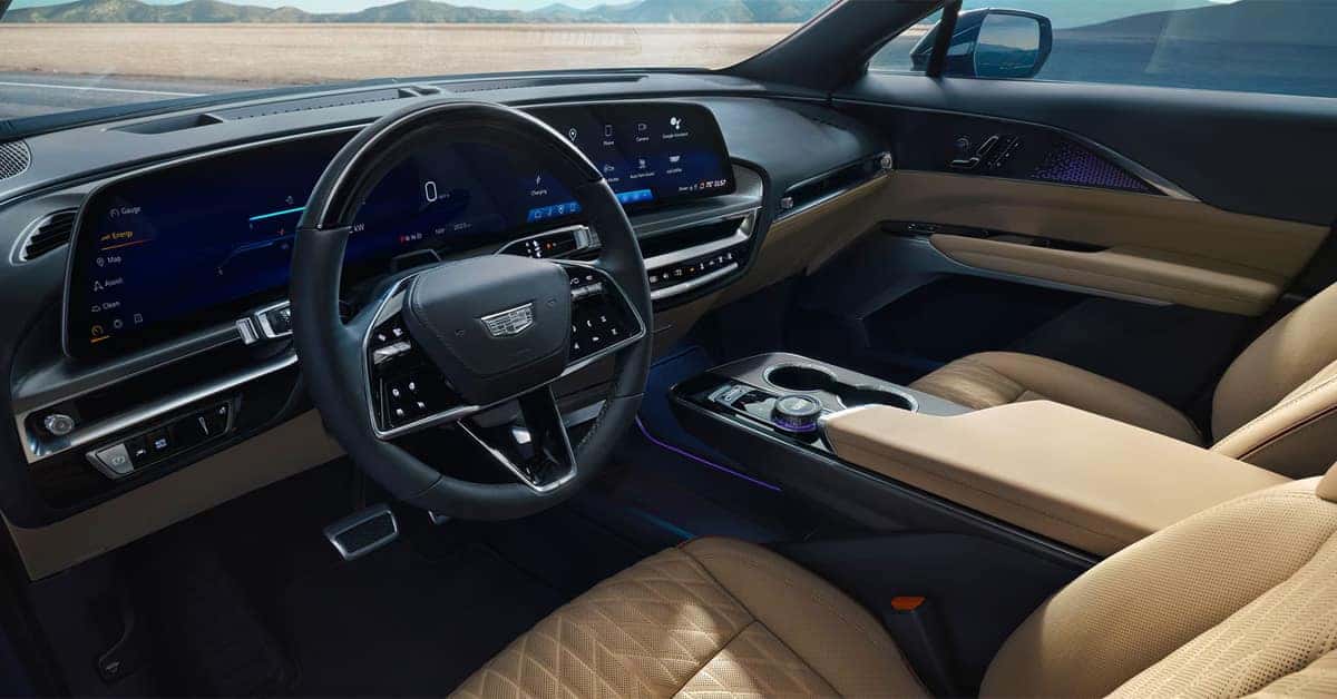 The interior of a 2026 Cadillac LYRIQ