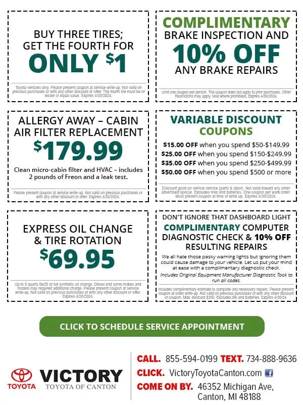 Auto Service Specials 