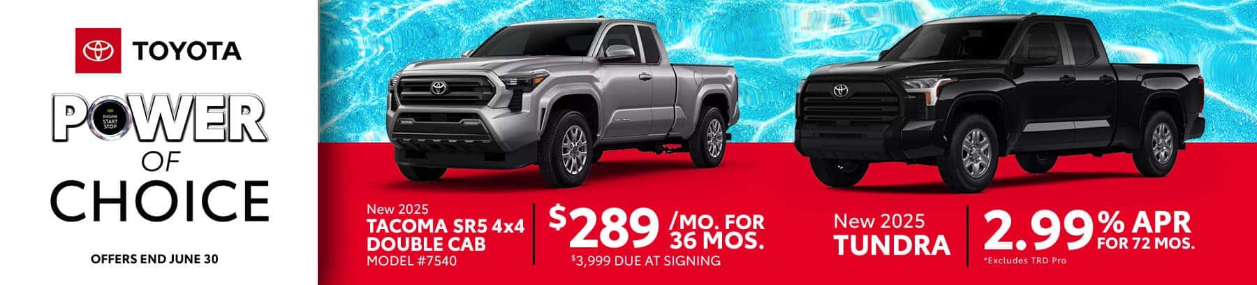 Toyota Tacoma and Tundra