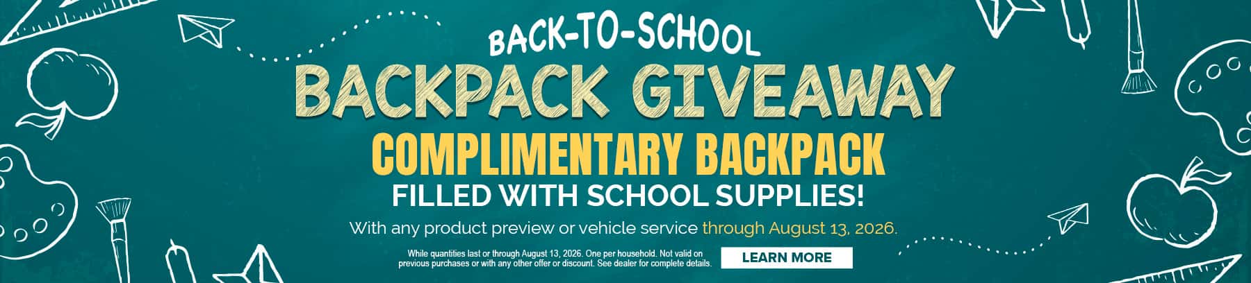 Backpack Giveaway