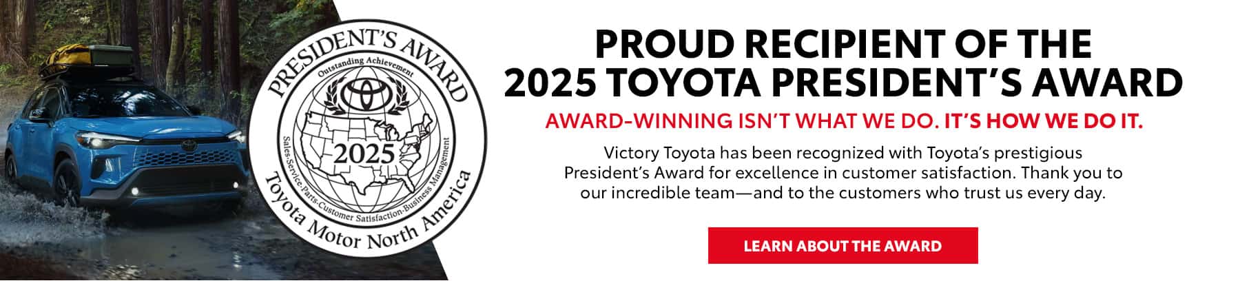 2025 Toyota President’s Award