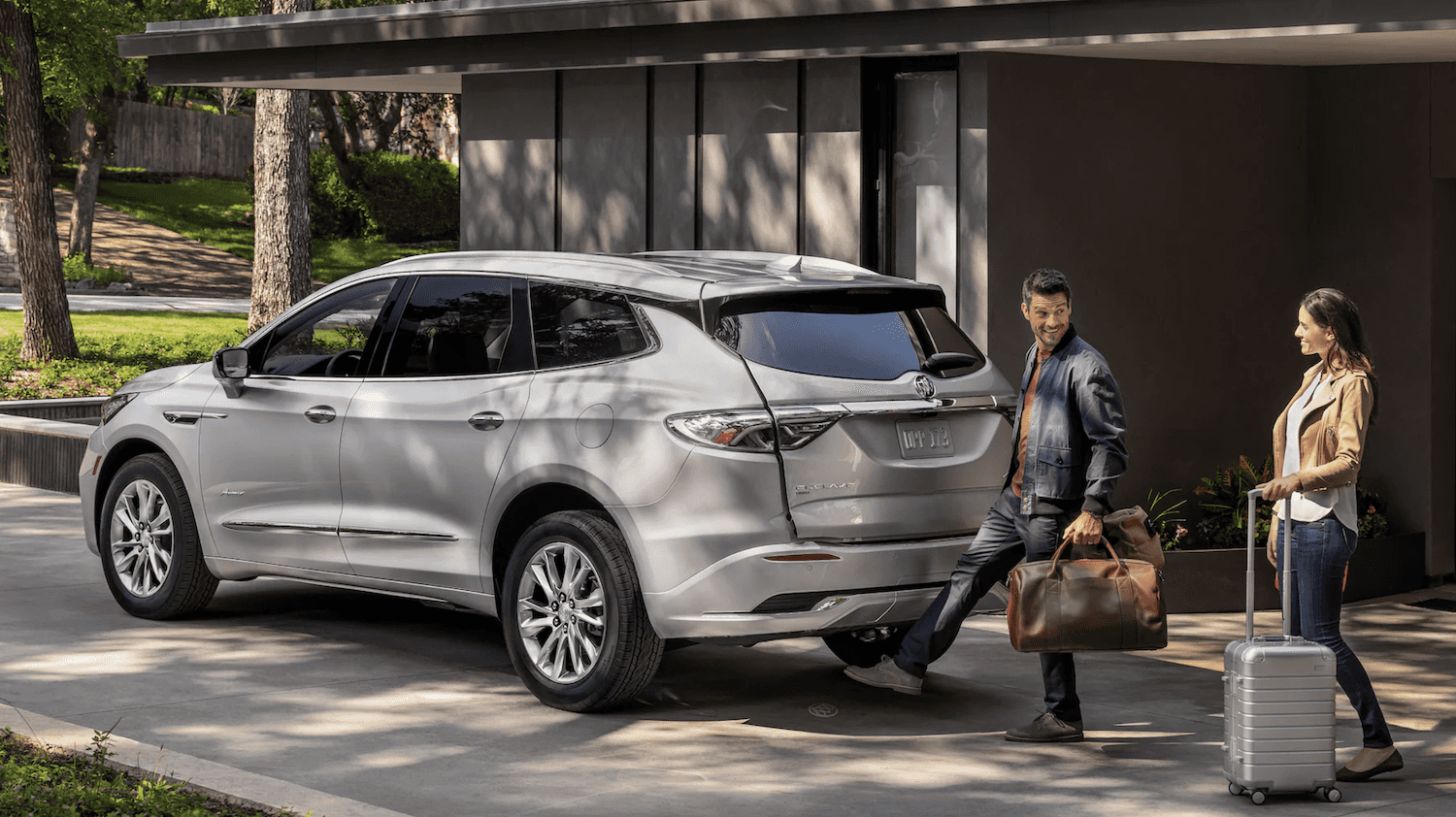 Buick Enclave in Driveway
