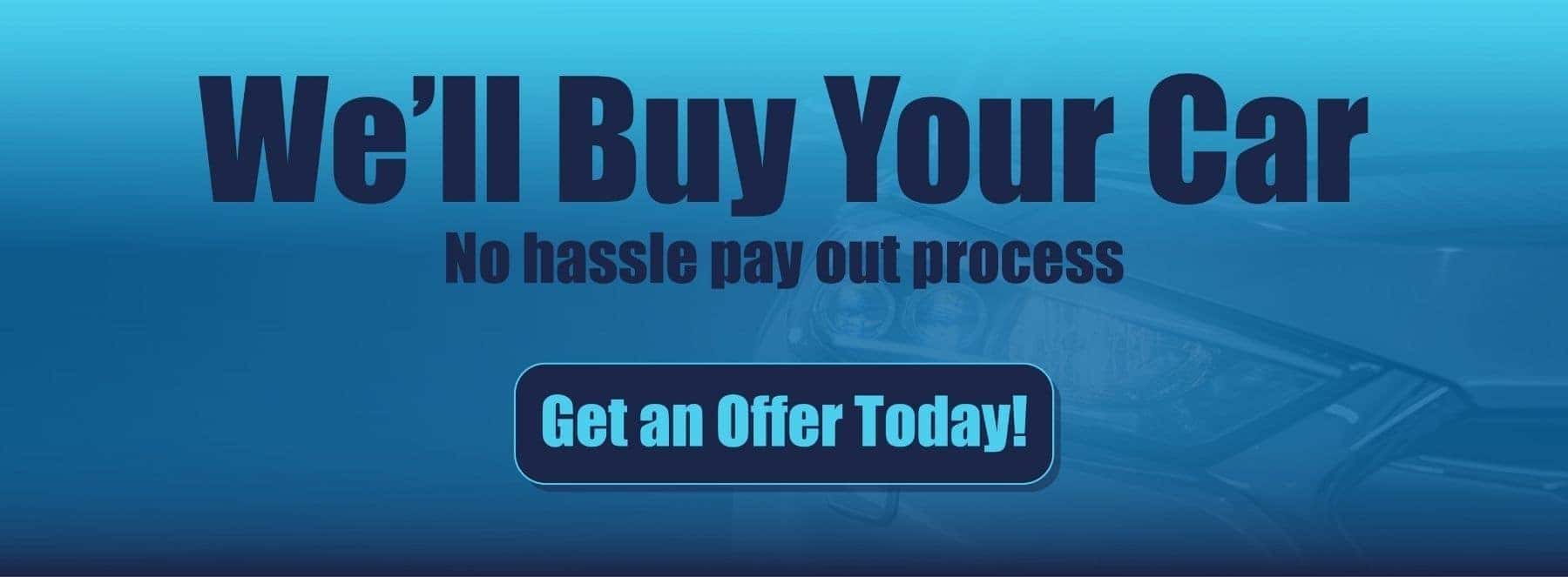 We&#8217;ll buy your car