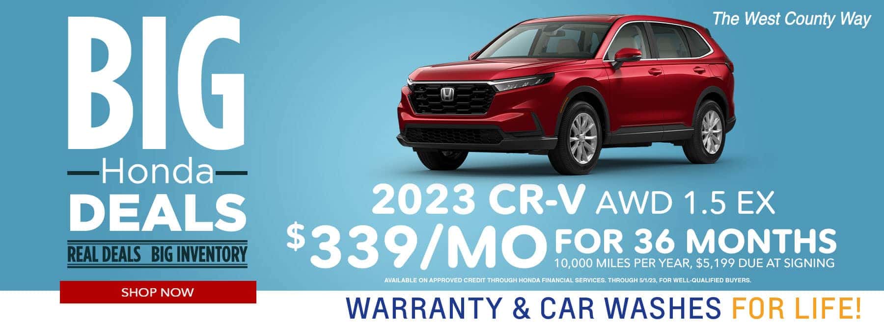 Big Honda Deals- 2023 CR-V